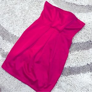 Hot pink BARBIE high-quality tube dress